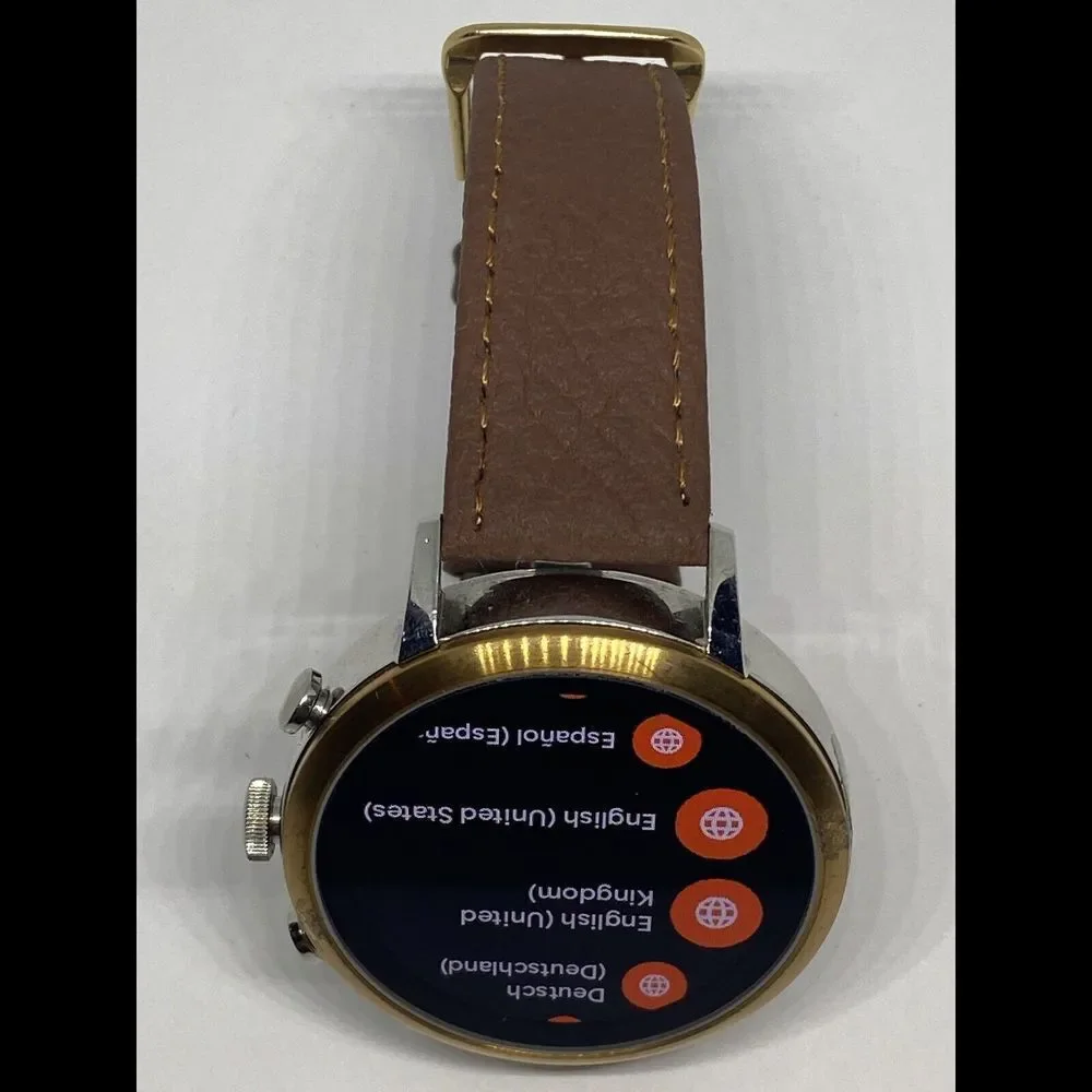 Fossil Gen 4 Authentic Digital Dial Smart Watch Custom Band FTW6016 AB502